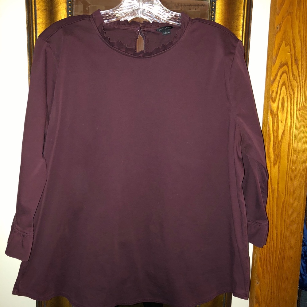 Burgundy Ann Taylor top